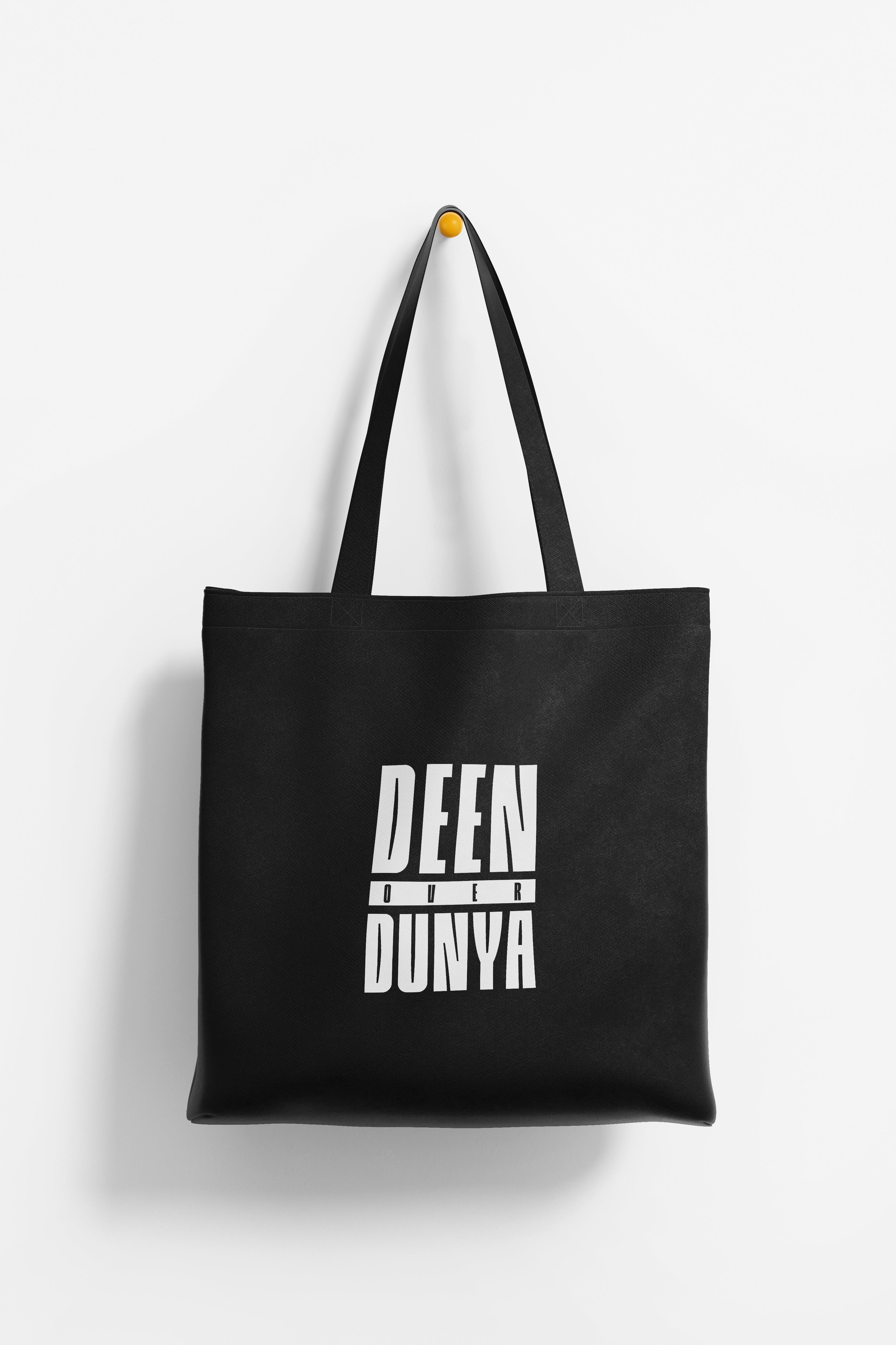 Deen over Dunya Tote Bag