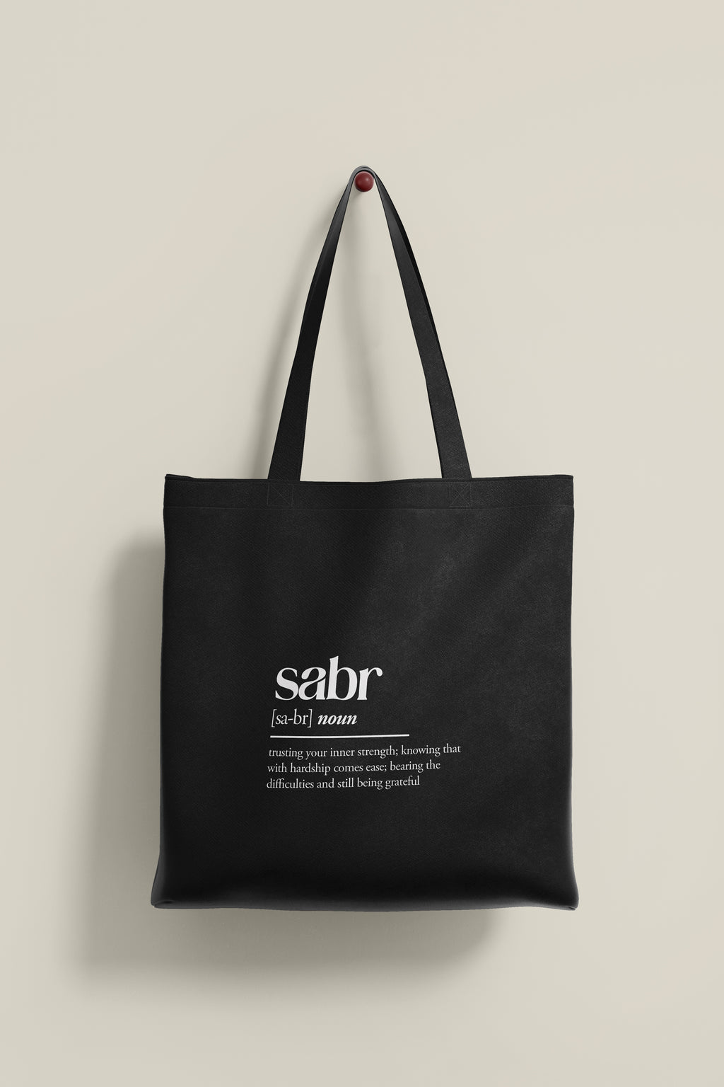 Sabr Tote Bag
